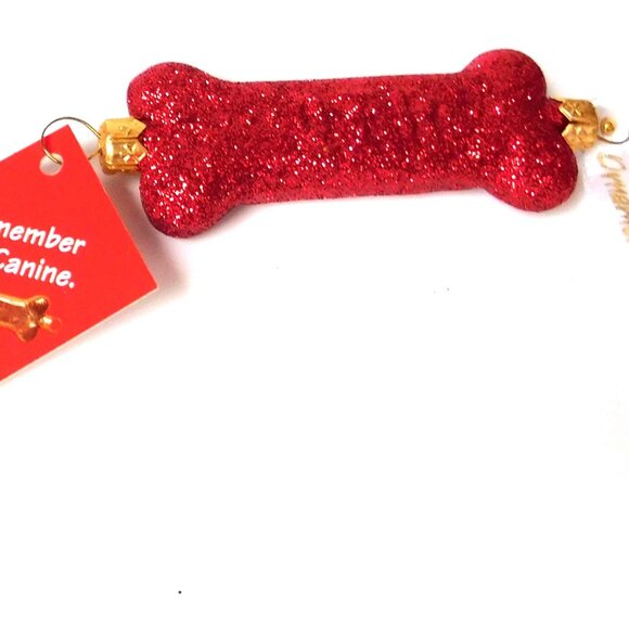 Dog Bone Theme Glass Ornament Lot- Ornaments to Remember Metallic Labrador - Picture 6 of 10